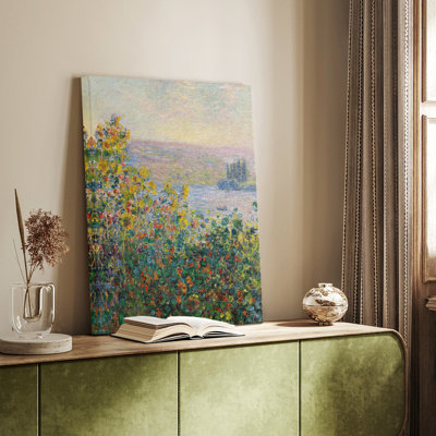 Paysage rétro LXIX, peinture sur toile encadrée
