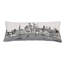 Coussin noir noir Frankfort Nighttime Skyline-74881782