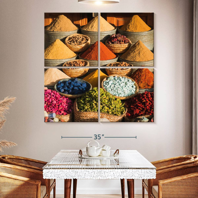 Yarlin Marrakesh Market Spices, 50" H x 50" W