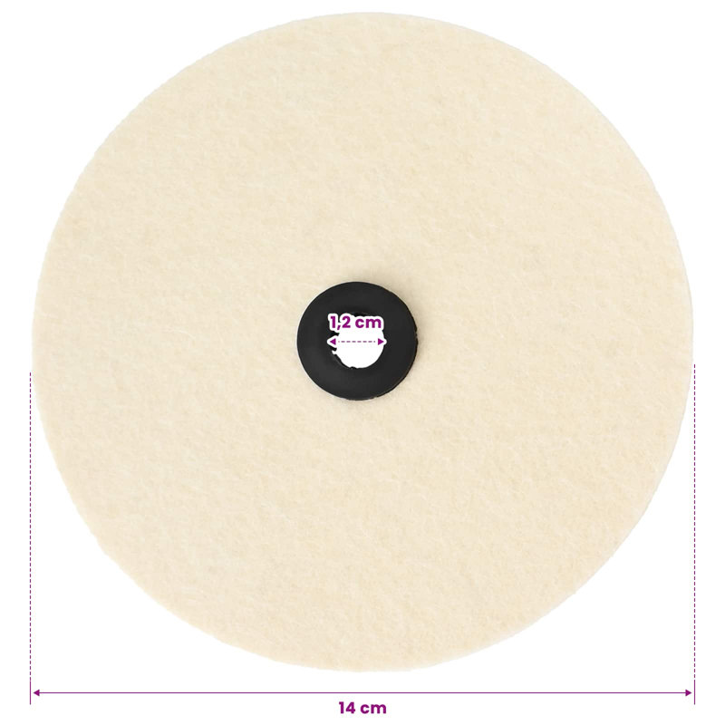 vidaXL Floor Cleaner Accessories Floor Buffer Pads Round Polishing Discs