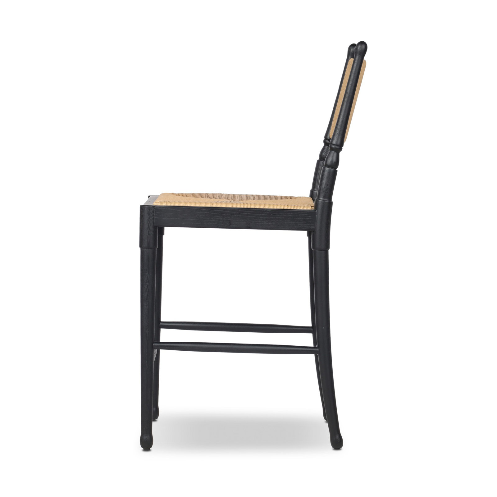 Fayth Bar and Counter Stool, Counter Stool (25.5" Seat Height), Stained Black Ash
