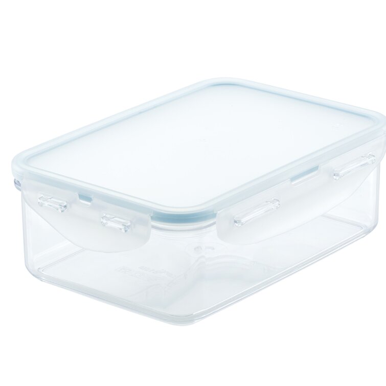 LOCK & LOCK Purely Better Glass Food Storage Container with Lid, Round-13  oz, Clear