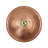 Hammered Solid Copper Staked Birdbath