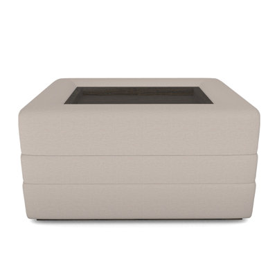 Boyden Ottoman with Wood Tray
