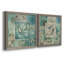 Arboretum Spring Song II - Ensemble de 2 peintures sur toile encadrées-710930121-710930122