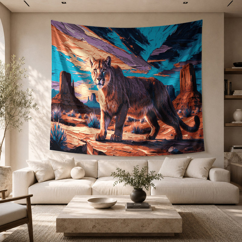 Tapisserie murale South Lion, 26 po x 36 po