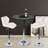 Stewartsville 3-Piece Pedestal Faux Leather Dining Set-455455593-494163889