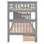 Lit superposé simple avec trois tiroirs Stairway-2129275774