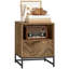 40cm W Steel Bedside Table
