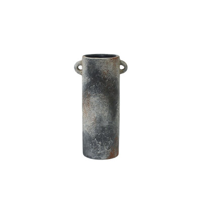 Cole and Ceramic Antique Style Washed Decorative Vase with Handles