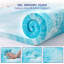 Surmatelas double en mousse viscoélastique 3 pouces, mousse viscoélastique gélifiée rafraîchissante 2 pouces et surmatelas en duvet synthétique 1 pouce-858519074