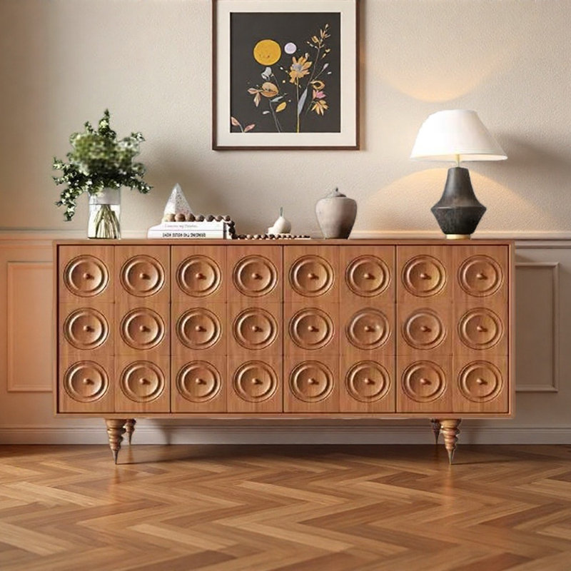 Buffets en bois Solod de 62,99 po Brett, H 33,46 po x l 62,99 po x P 15,75 po