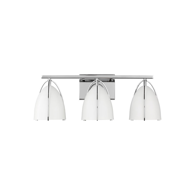 Pallini 3 - Light Dimmable Vanity Light, Chrome, No