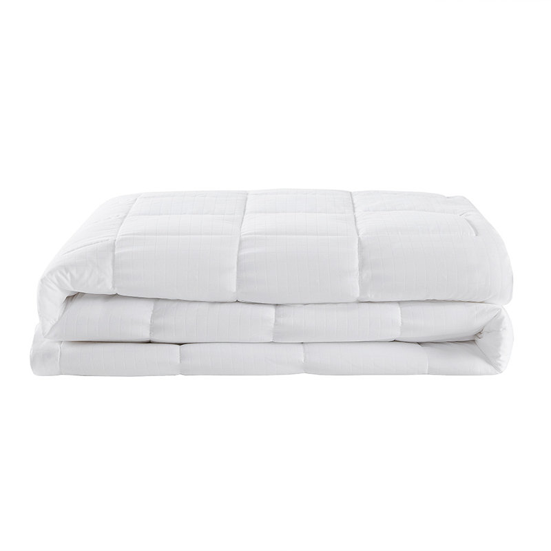Couverture antimicrobienne blanche toutes saisons, Double/Grand