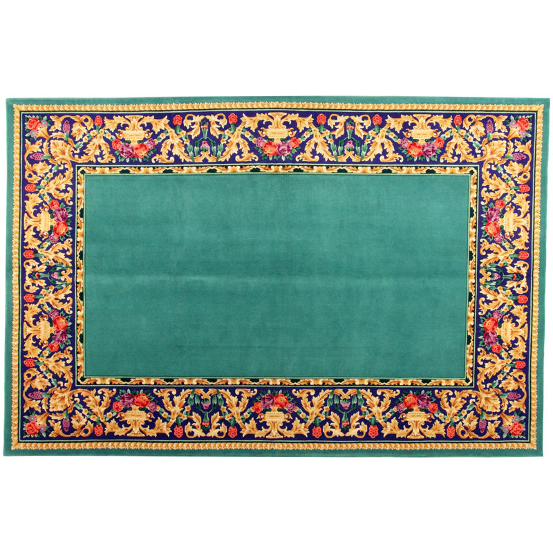 Via Como - 'Mirror Green' Rug - Size 6'7" X 9'10"