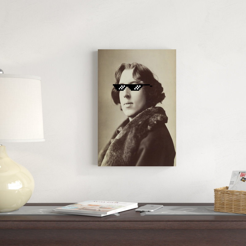 «Masked Master» par Jacob Green - impression sur toile tendue, H 18 po x l 12 po