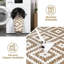 Tapis marocains à motif géométrique lavable, tapis doux pour chambre à coucher, cuisine, salon-395404943