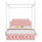 Artevious Upholstered Metal Canopy Storage Bed-247336695-234378578