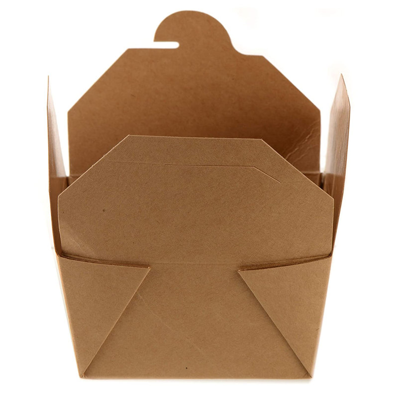 26 oz boîtes à emporter brunes