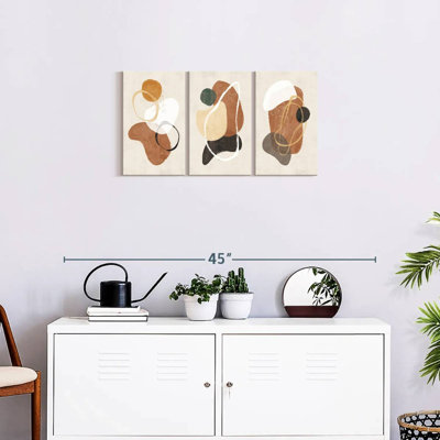 Impression sur toile brune