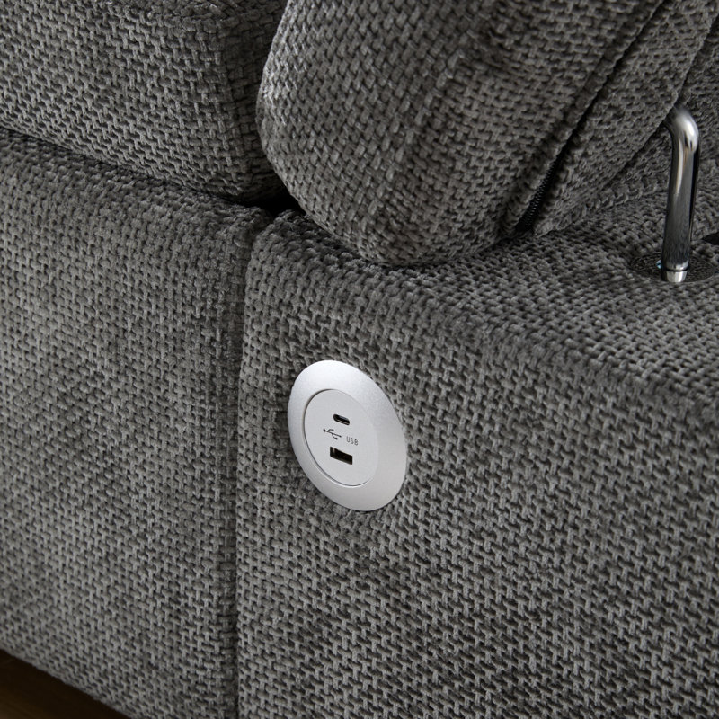 [VIDÉO] Canapé modulaire coulissant modulaire de 107 po en forme de L avec sièges larges, repose-pieds avec rangement à mouvement libre, combinaison libre, canapé surdimensionné en chenille pour le salon et l’appartement, 2 couleurs
