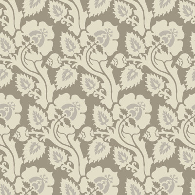 Paisley Briar - Cypress Green Botanical Wallpaper