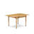 5 Piece Kitchen Table Set for 4 Includes a Rectangle Dining Room Table with Dropleaf and 4 Linen Fabric Parson Dining Chairs, Oak-1864517375-1864517374-1864517345