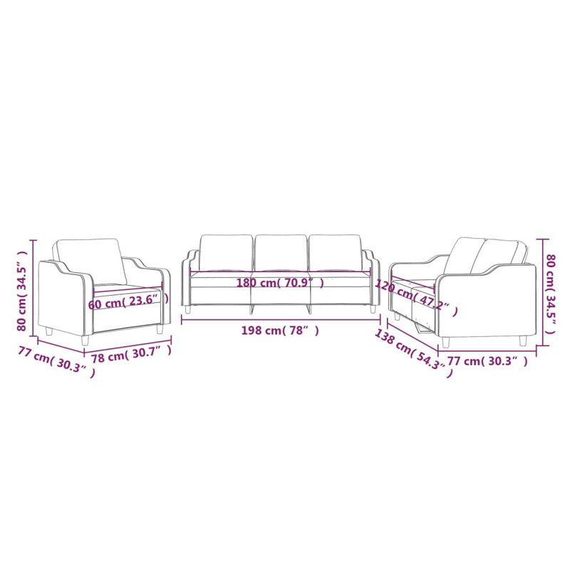 Shelicia Upholstered Sofa, Dark Gray 100% Polyester