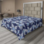 Deep Sky Blue/Grey Floral