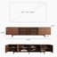 Ensemble de meuble télé et table basse 2 pièces Kaitin
