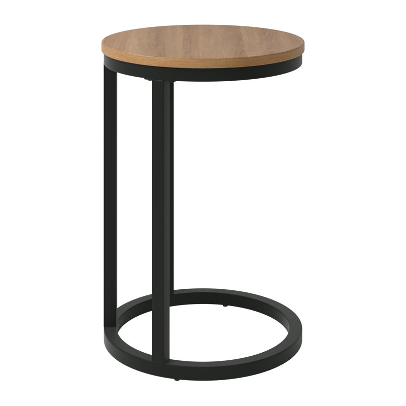 Table de bout Benhart, Bois brun