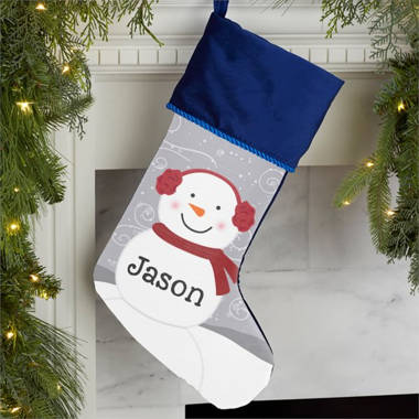 Vintage Airplane Christmas Stocking