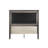 Bonta Grey Upholstered Headboard Panel Bed-89128301