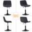 Swivel Upholstered Adjustable Height Counter Stool with Metal Frame-629808793