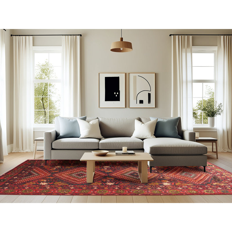 Southwestern Indoor Rug, Rectangle 6' x 9'