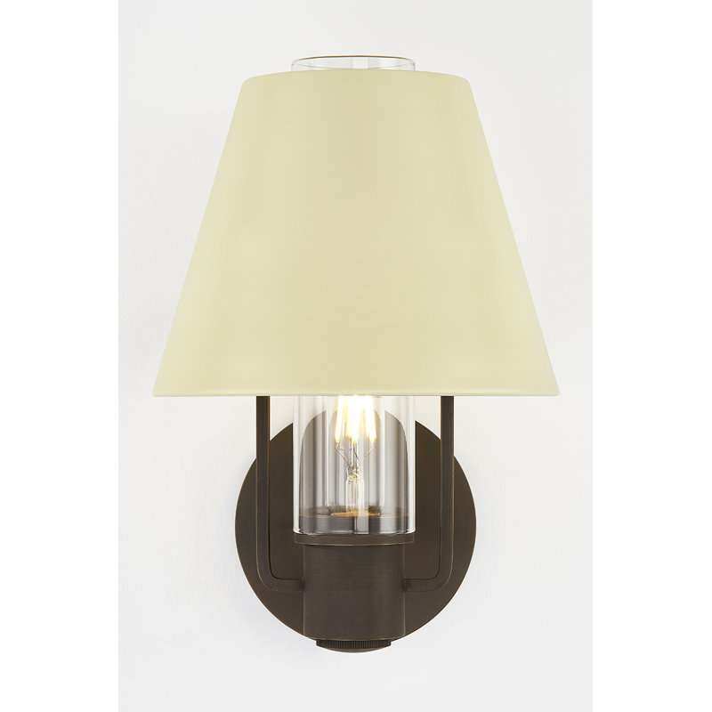 1 - Light Armed Sconce, Bronze