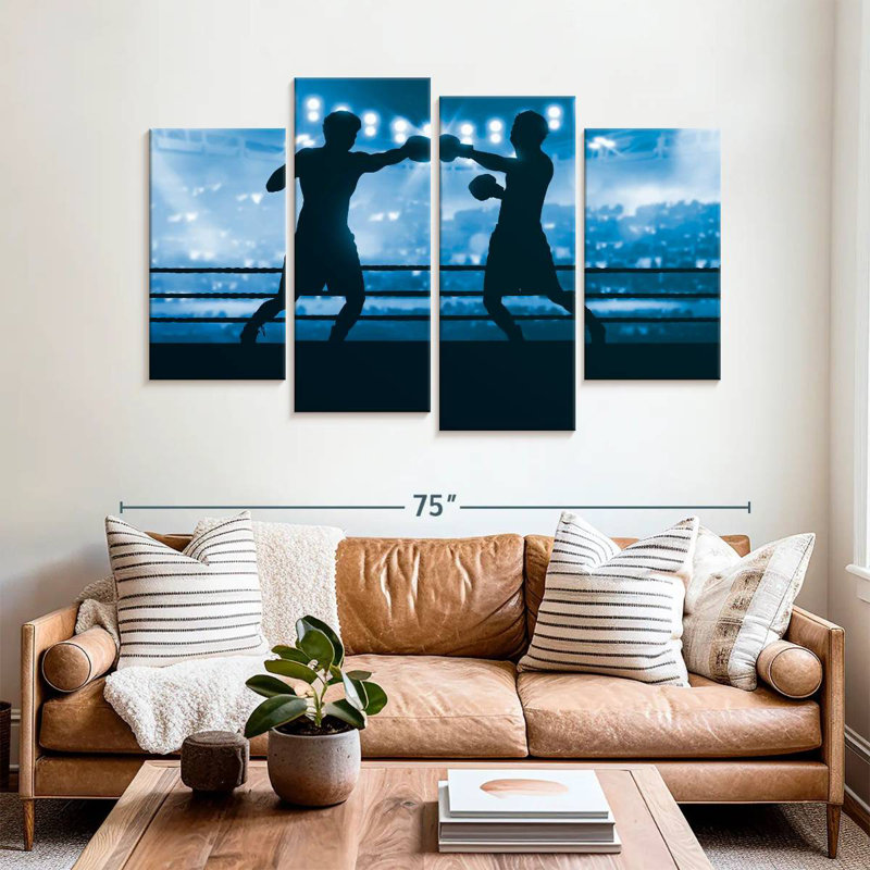 Sireci Boxers Silhouette, 42" H x 68" W