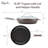 Ayesha Curry Professional Hard Anodized Collection Nonstick Deep Frying Pan with Lid and Helper Handle, 12.25-Inch, Charcoal