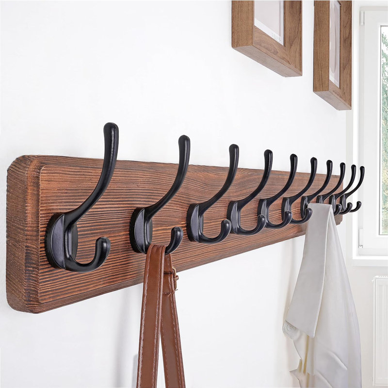 Wooden Coat Rack Wall Mounted