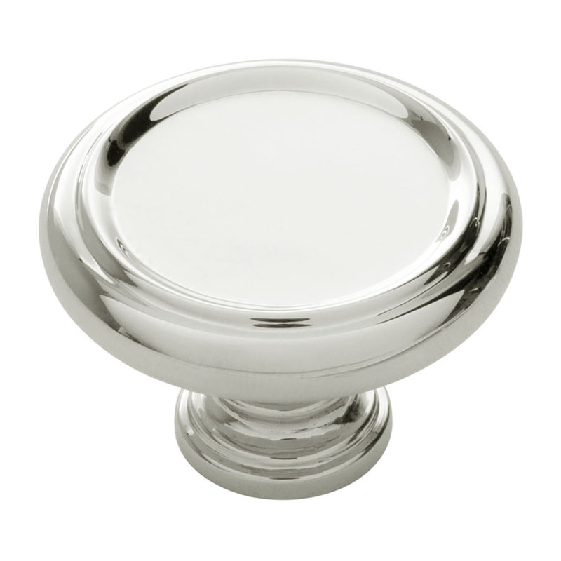 Berkshire 1.5" Diameter Round Cabinet Knob, Polished Nickel