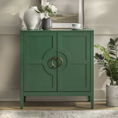 Armoire d'appoint 2 portes avec tablettes réglables Hewson 