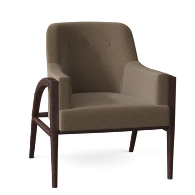Fauteuil capitonné large de 29,5 po Devin