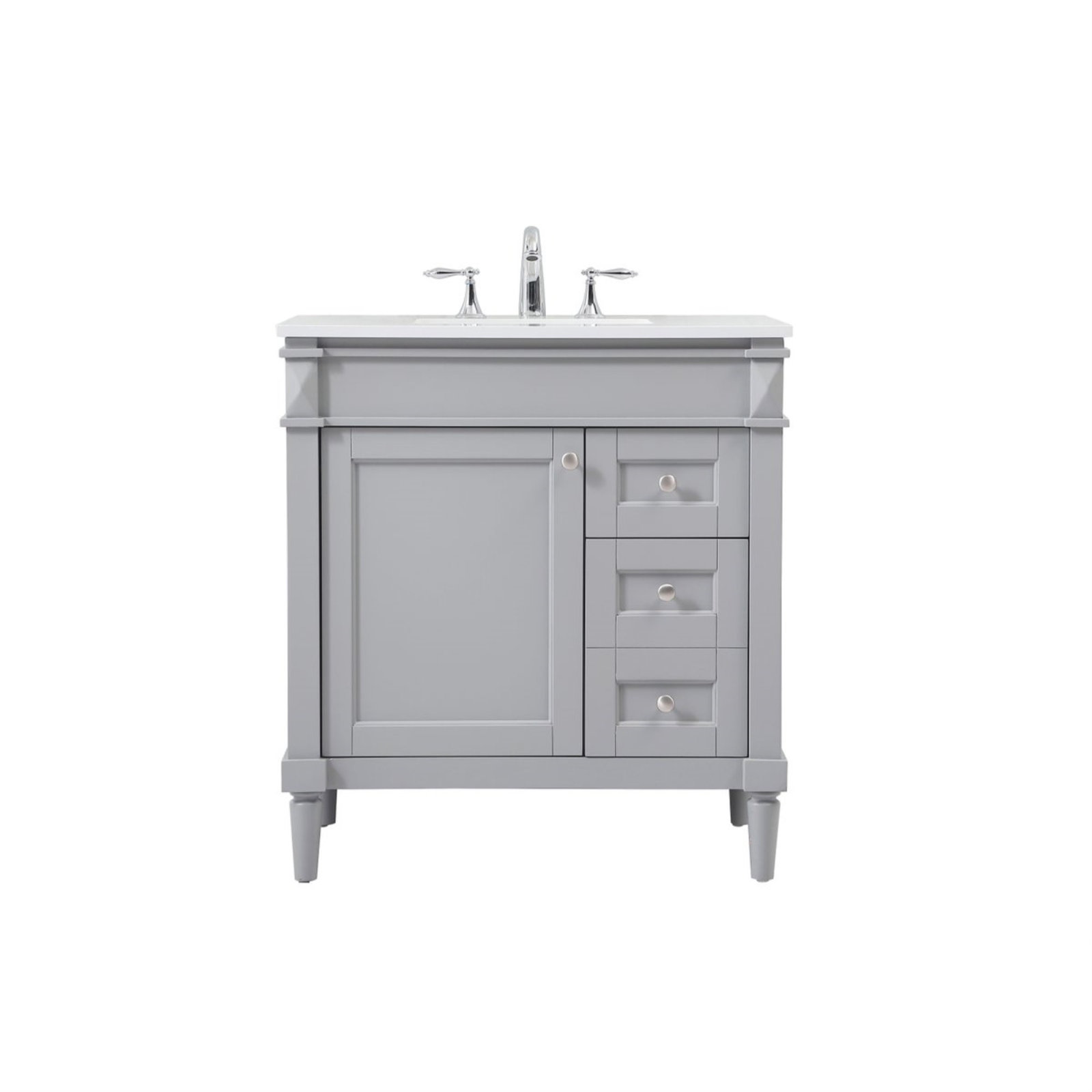 Readington 32'' Single Bathroom Vanity, Gray