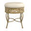 Tabouret de coiffeuse en métal Kaye