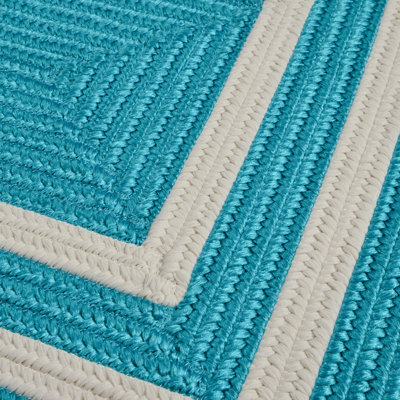 Tapis bleu tressé Cisbrough