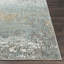 Tapis bleu sarcelle / beurre à motif abstrait Aman-1538308594