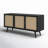 57.25" Wide Mango Solid Wood Sideboard-461485437