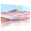 «Abstract Mountain Landscape Sunset», ensemble de 3 reproductions d'art sur toile-1182557754