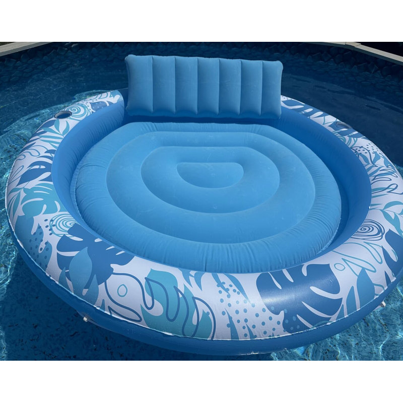 Polypropylene Round Inflatable Pool 3'' H x 72'' W x 72'' L