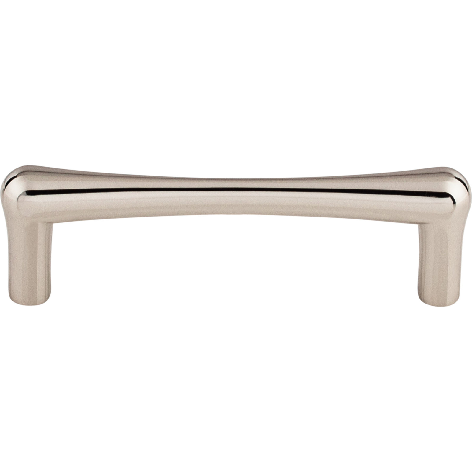 Brookline Bar Cabinet Pull, Polished Nickel, 3 3/4" Center to Center